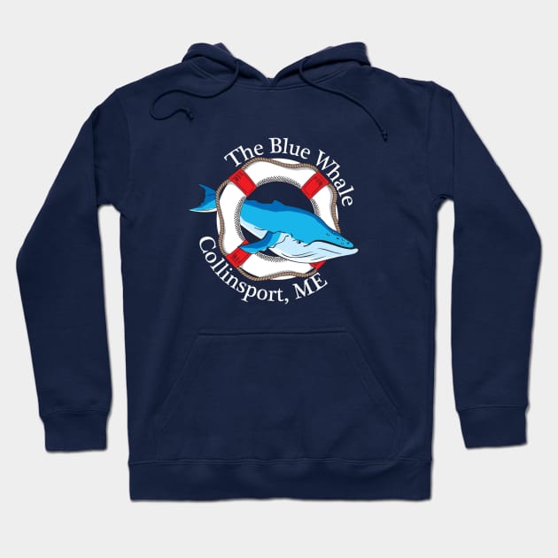 The Blue Whale (Dark Shadows 60's TV show) Hoodie by Splatty